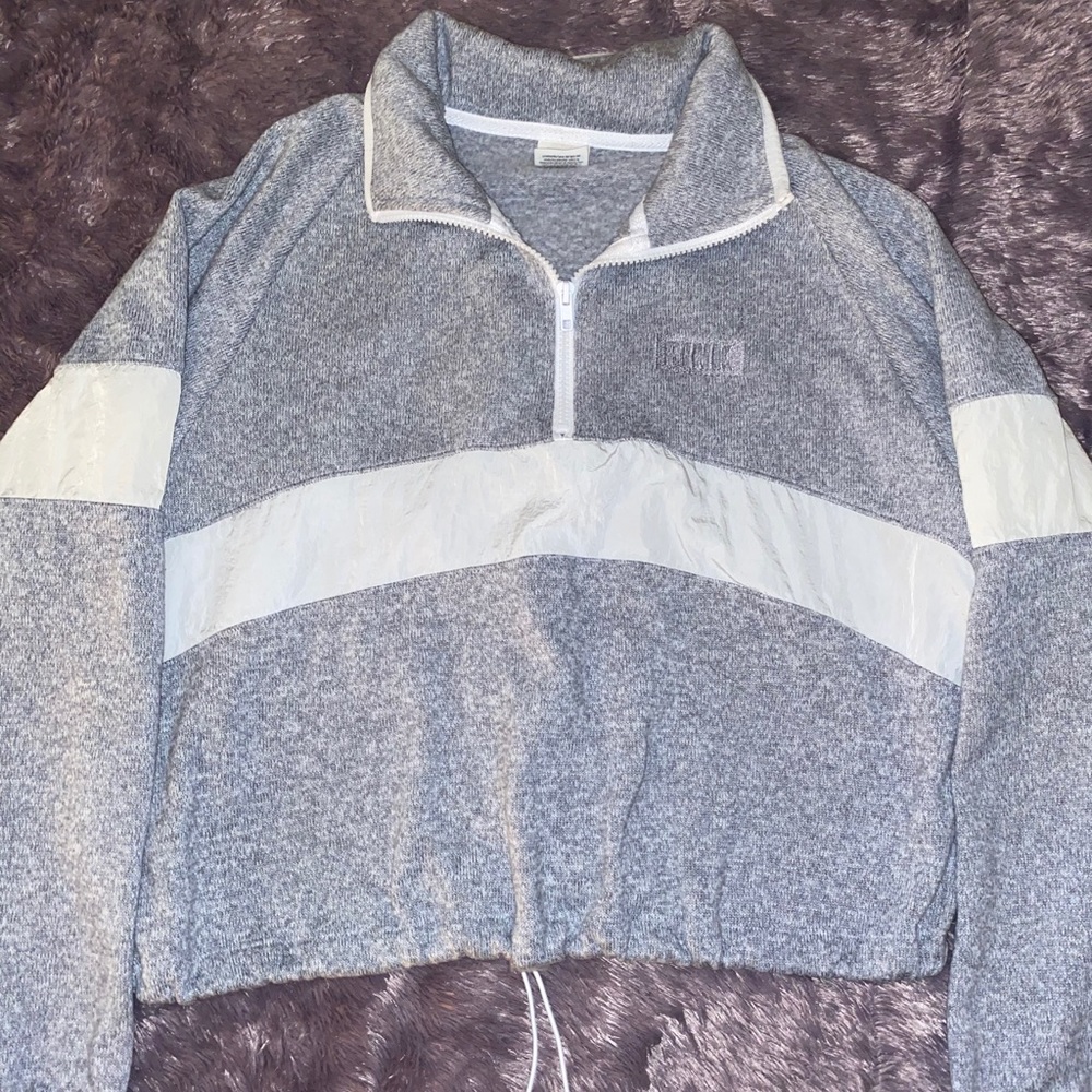 Crop Wind Breaker Hoodie